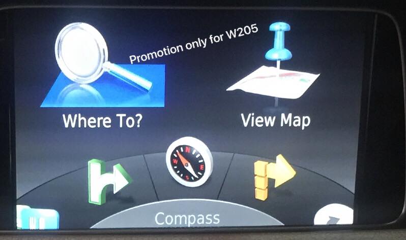 Garmin map pilot promotion only for W205!!!!!!! - EleBest Pte Ltd