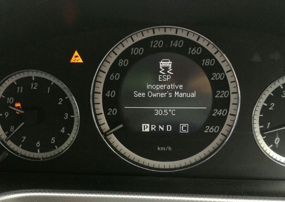 cruise control inoperative mercedes