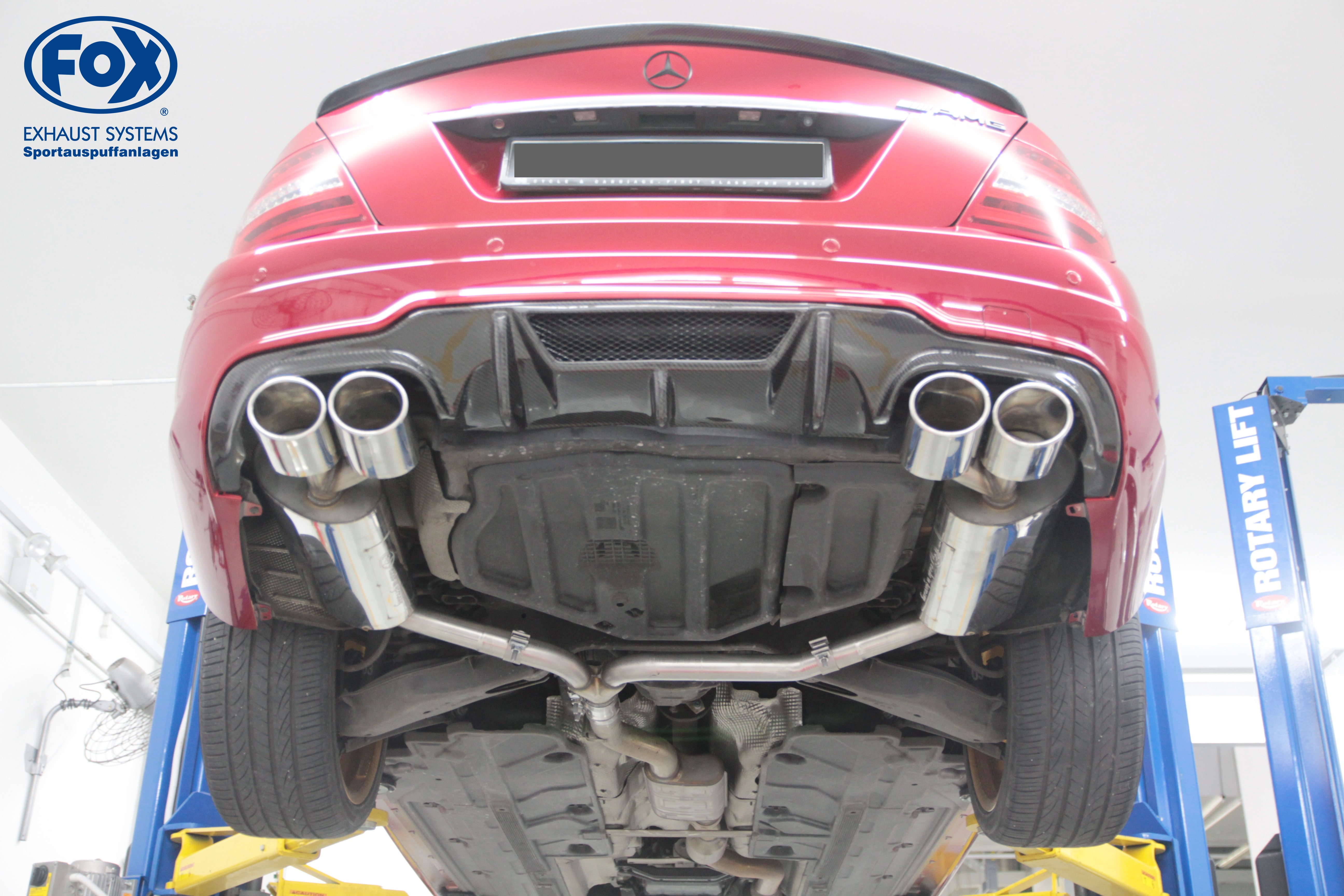 LTA Approved FOX Exhaust System for Mercedes W204 C Class