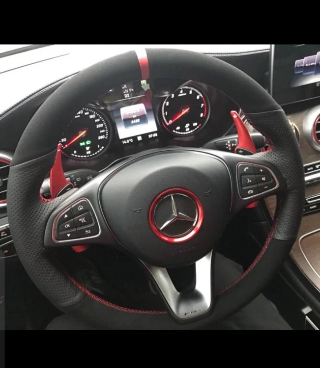 Mercedes Customed Steering Wheel Leather Wrap SGMerc Car Mart