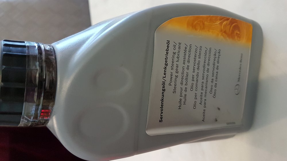 W211 Power steering fluid EClass SGMerc MercedesBenz