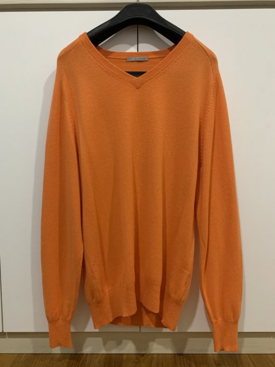 Orange 100% Cashmere Chamtex 1 of 4.jpg