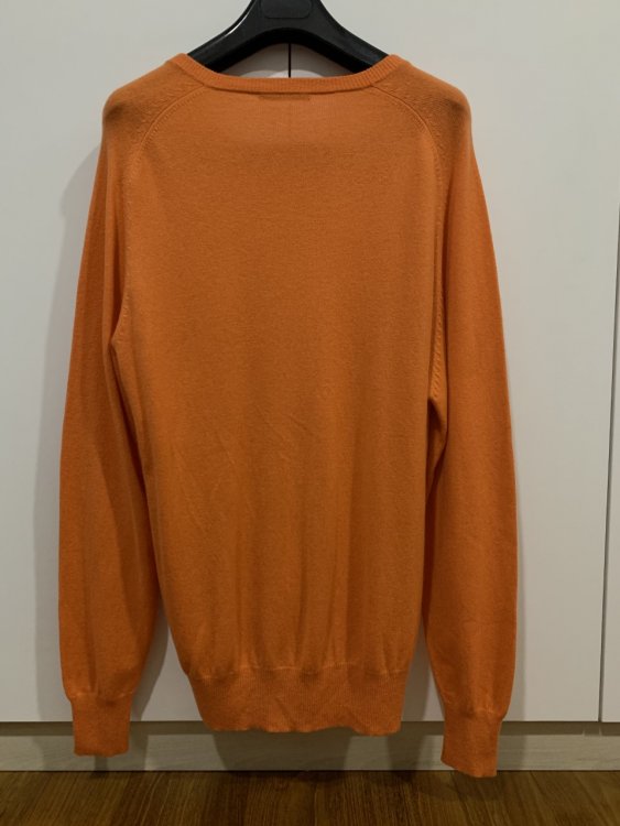 Orange 100% Cashmere Chamtex 2 of 4.jpg
