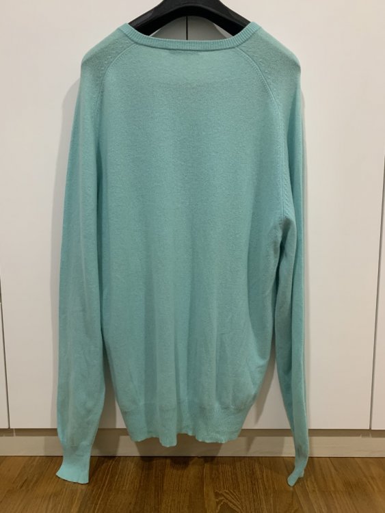 Torquoise 100% Cashmere Chamtex 2 of 4.jpg