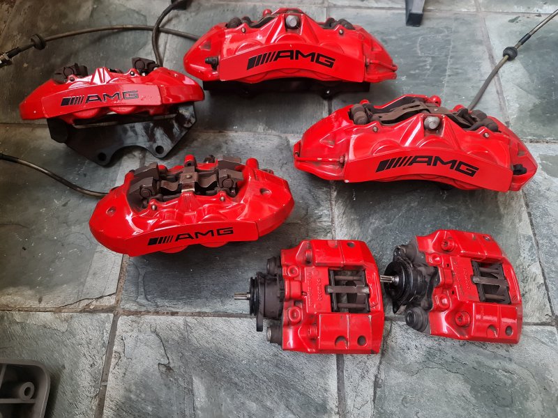 AMG Brake kit 6pot front 4 pot rear with epb (SOLD) SGMerc Car Mart